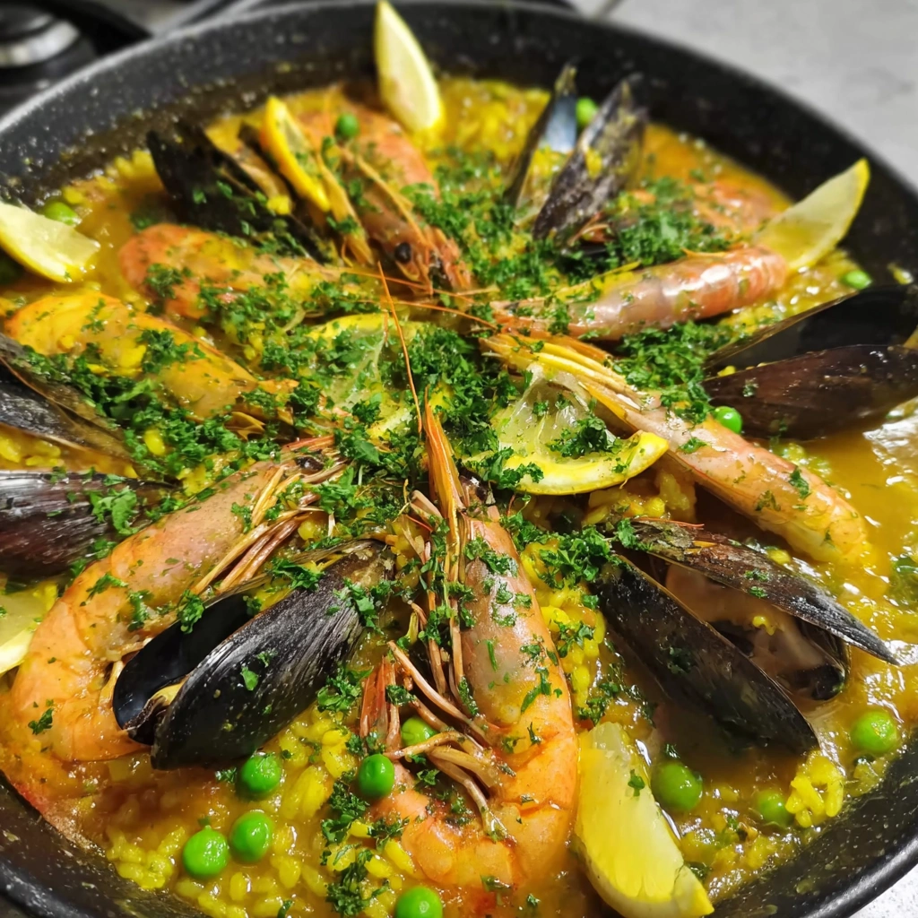 Seafood Paella Skillet