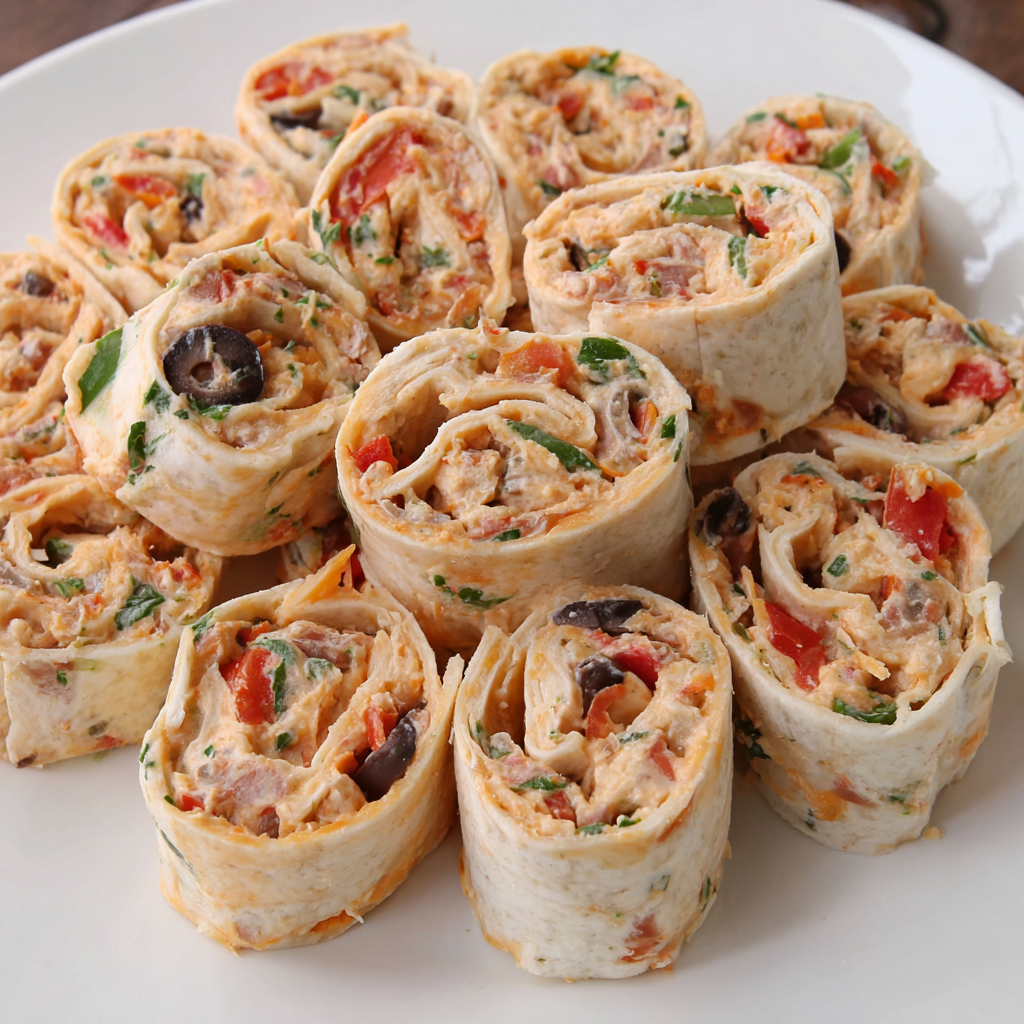 Cheesy Tortilla Pinwheels