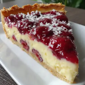 Raspberry Mascarpone Cream Tart