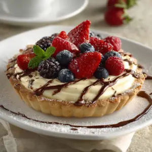 Decadent White Chocolate Mousse Tart