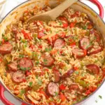 One-Pot Creamy Sausage Rice Dinner