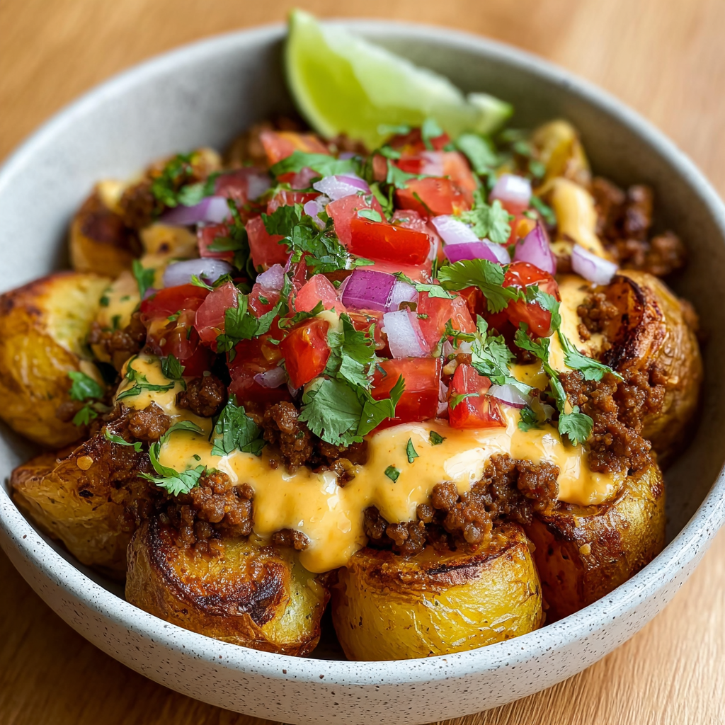 Loaded Fiesta Potato Bowls