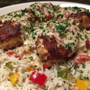 Cajun Chicken Rice Parmesan