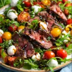 Steak & Arugula Caprese Salad