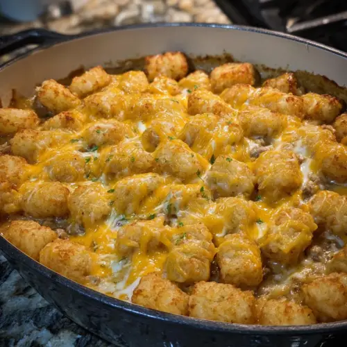 Cheesy Tater Tot Casserole