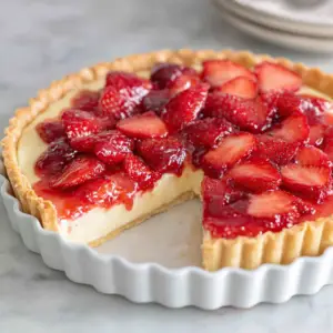 Glazed Fresh Strawberry Tart