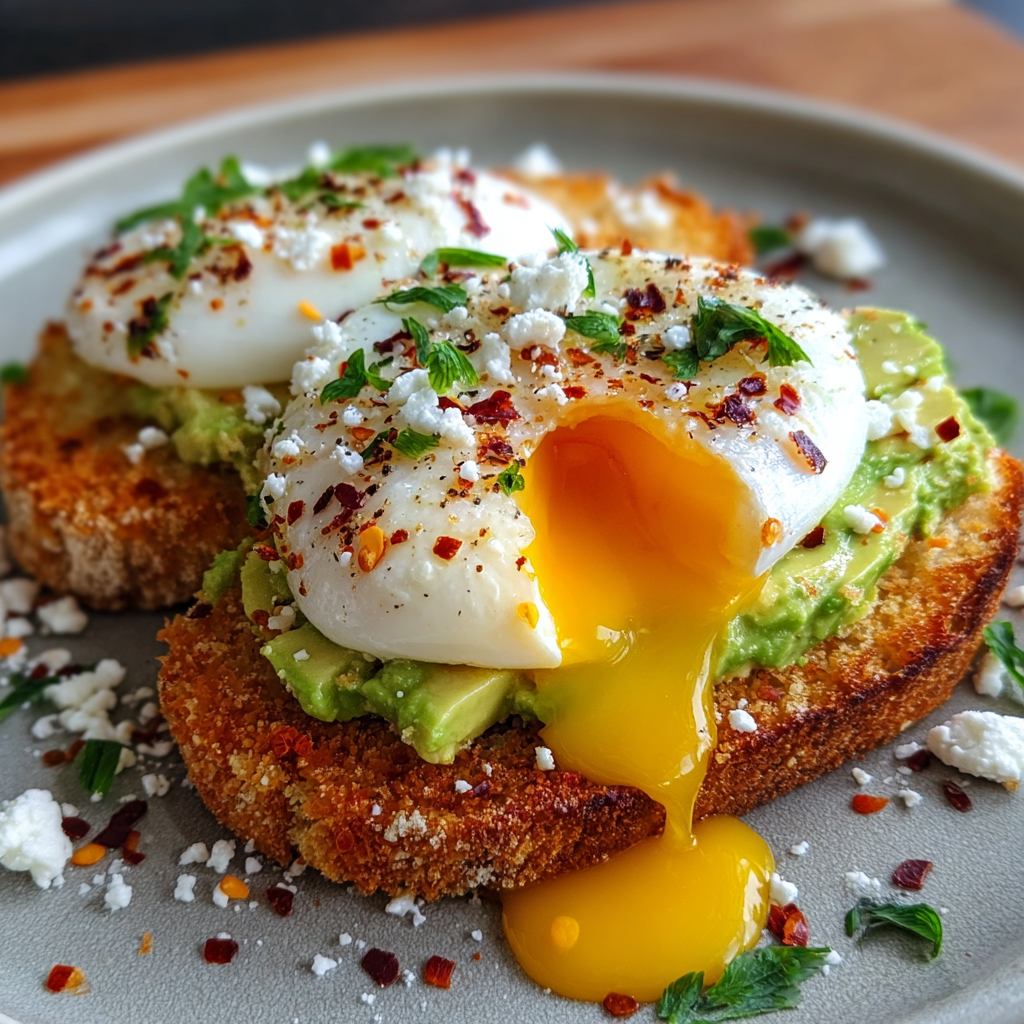 Crispy Panko Poached Eggs