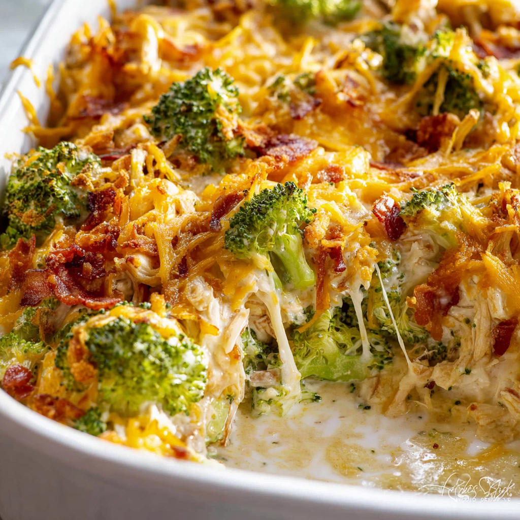 Chicken Bacon Ranch Casserole