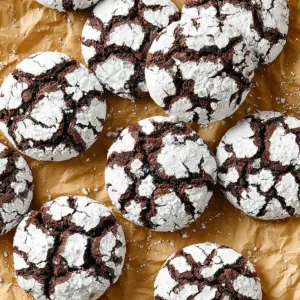 Chocolate Crinkle Cookies