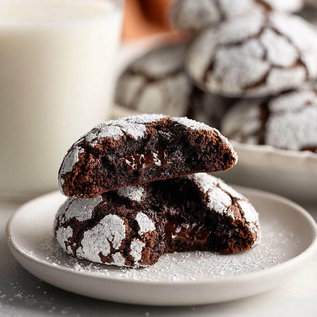 Chocolate Crinkle Cookies