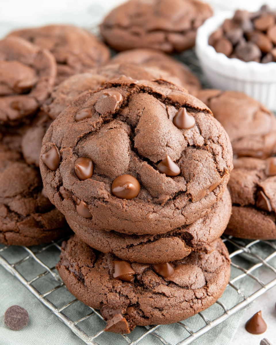 Chocolate Pudding Cookies