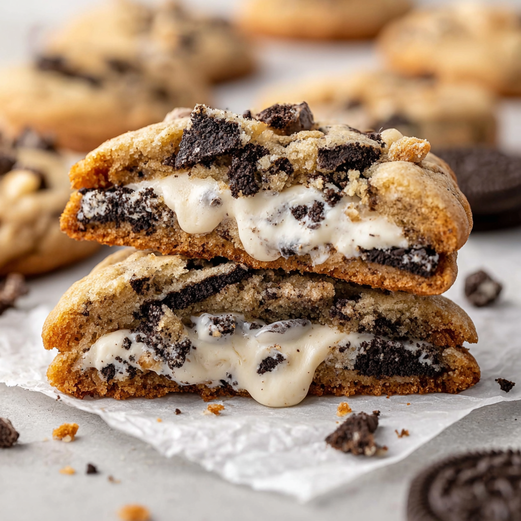 Oreo Cheesecake Cookies