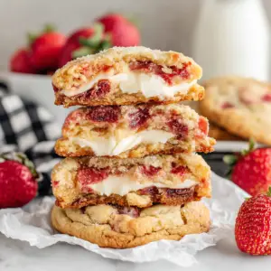 Strawberry Cheesecake Cookies